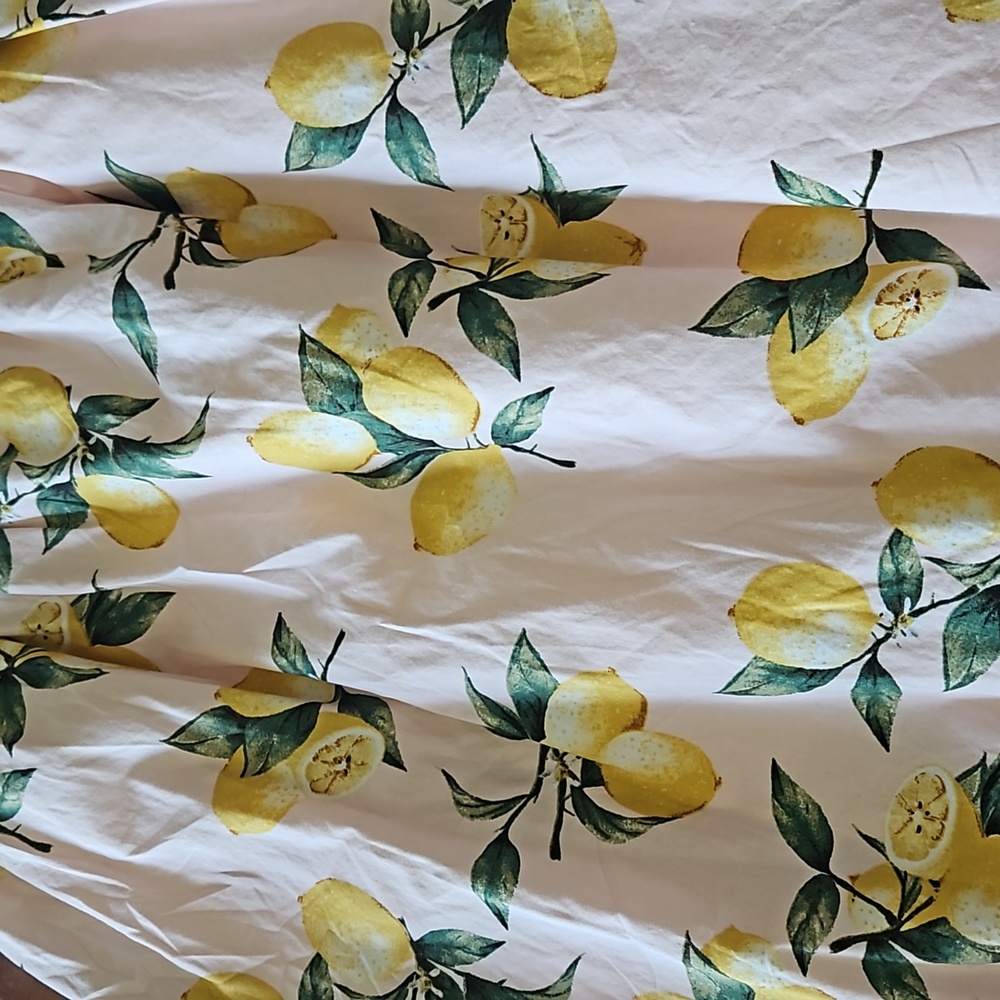 Tuckernuck Pink Lemon-Print Midi Dress - Picture 3 of 4